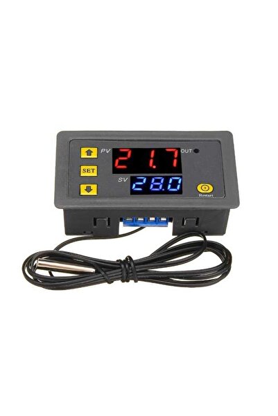 Motorobit W3230 Röle Çıkışlı Termostat 24v Sıcaklık Kontrol Cihazı