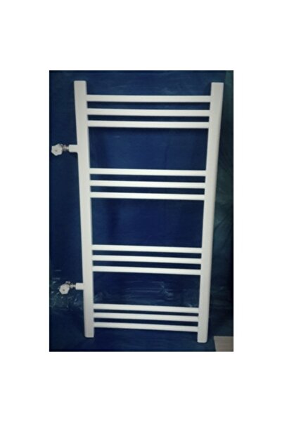 ŞİMAŞ HAVLUPAN 50x100 Beyaz 12 Boru Yandan Girişli Aks 55cm 2 Adet Vanası