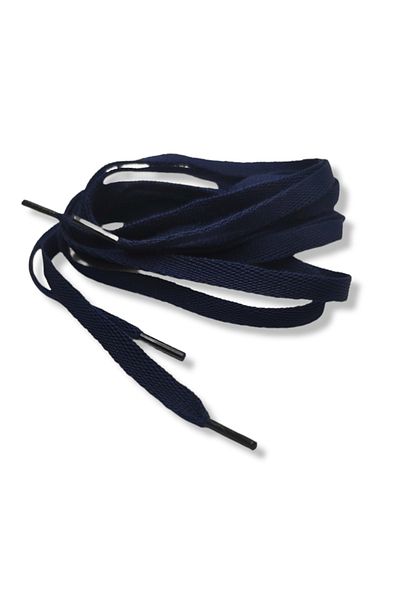 Öztürk Kundura Sports Shoelaces Knitted Ironed 120 Cm 1 Pair Navy Blue