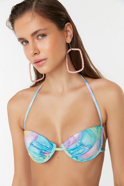 Trendyol Collection Μπικίνι με μοτίβο μπατίκ TBESS22BU0219