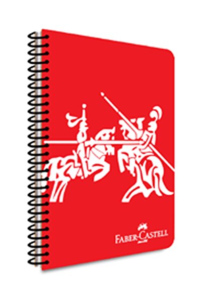 Faber Castell Vibrant Colors1 Spiral A4(21X29.7Cm) Pp(Plastic)Cover 120 Yp Unlined Notebook 1 Piece