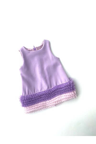 enjoy bebe Pempe Lila Tüllü Elbise