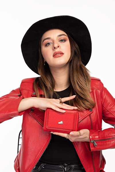 Gondol Hmx Polo Günlük Kullanışlı El Cüzdanı Hmx.198 - Kırmızı