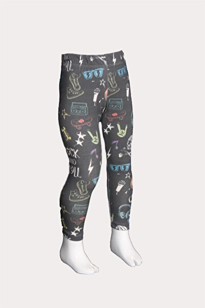 GÖKÇECİK TEKSTİL Patterned Leggings Rock