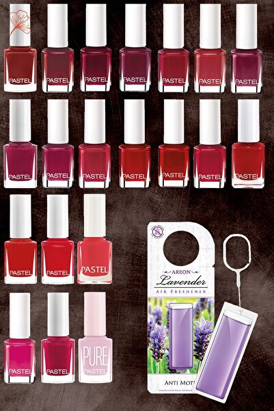 Pastel Oje Süper Kırmızı 20'li Set - Antımoth Gardrop Kokusu