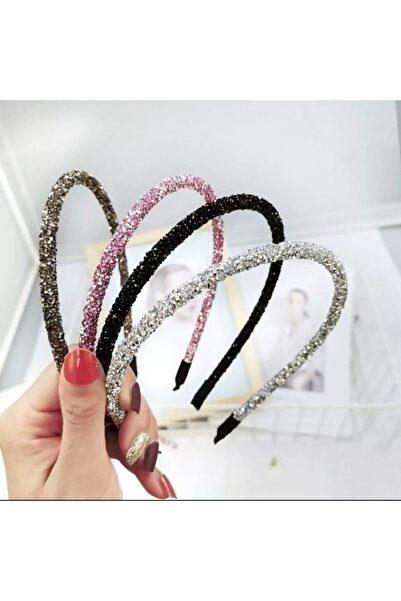 zeynep Z&D Accessory Women's New Season Gray Glitter Crown