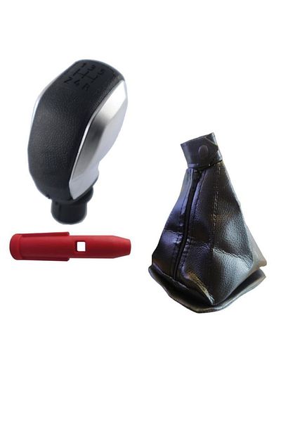 ZETOTO Tofaş Doğan Slx Sports Gear Shift Knob and Gaiter Set Silver Model