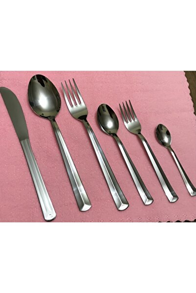 Kardelen Ege 36 Piece Spoon Fork Knife Set for 6 Persons