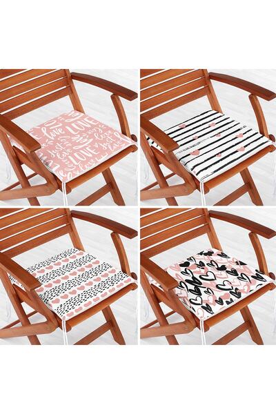 Realhomes Набір з 4-х сучасних дизайнерських комбінованих стільців з блискавк...