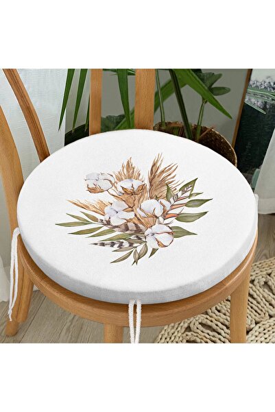 Realhomes Sonbahar Temalı Kurumuş Yaprak Tasarımlı Modern Yuvarlak Fermuarlı ...