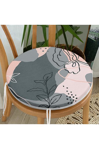 Realhomes Bohemian Special Design Round Zippered Chair Cushion