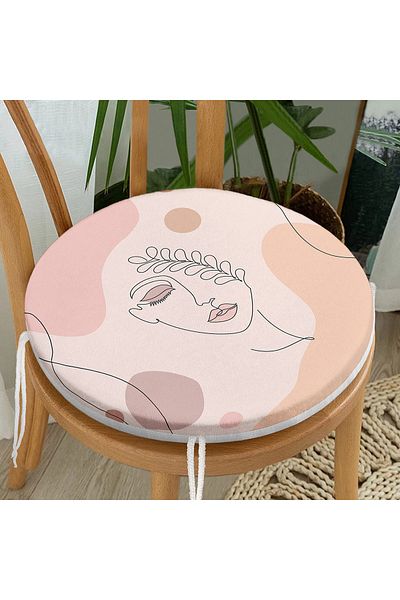 Realhomes Bohemian Special Design Round Zippered Chair Cushion