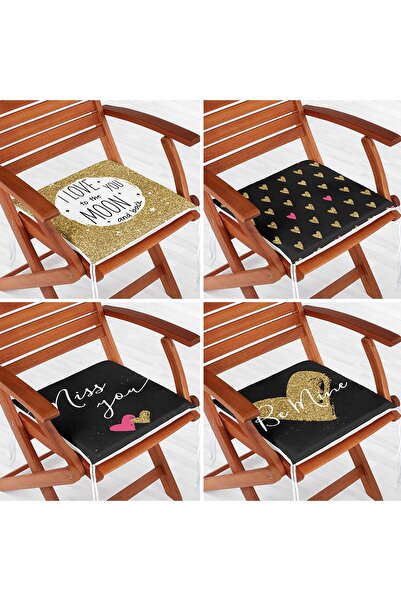 Realhomes Набір з 4-х сучасних дизайнерських комбінованих стільців з блискавк...