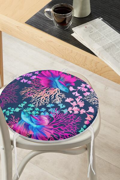 Realhomes Спеціальний дизайн з малюнком фіолетової рибки, цифровий друк, суча...