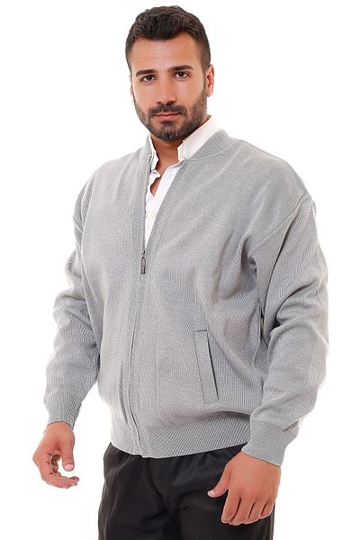 K KARBEY Steel Knitted Men's Oversize Knitwear Coat
