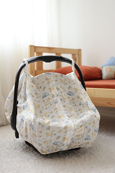 Mujo Baby&Kids Çift Katlı %50 Bambu %50 Pamuk Müslin Puset Örtüsü - Toys Kole...