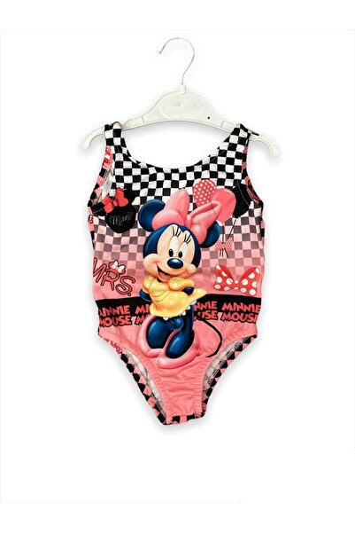 Pink Hippo Kids Pareo kupaći kostim za devojčice sa printom Minnie Mouse