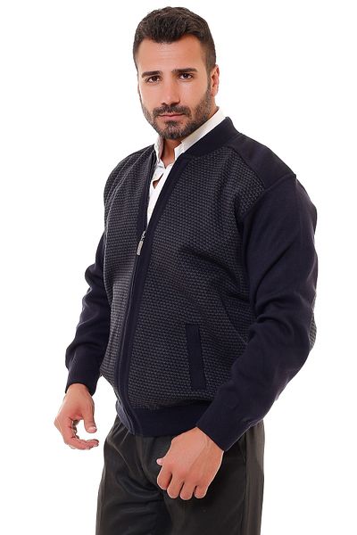 K KARBEY Steel Knitted Men's Oversize Knitwear Coat