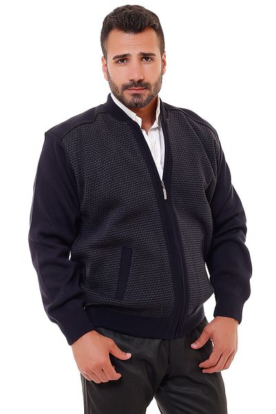 K KARBEY Steel Knitted Men's Oversize Knitwear Coat