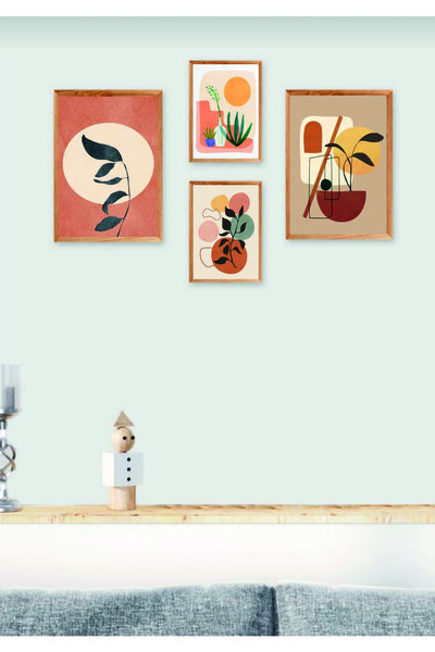 RET Dizayn Διακοσμητικός Πίνακας Ζωγραφικής Ρετρό MDF (με όψη πλαισίου)