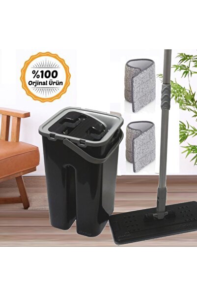 Dixi Mikrofiber Sistemli Tablet Mop Çift Paspaslı Smart Flat Mop Temizlik Seti
