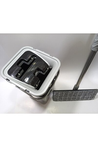 Dixi Mikrofiber Sistemli Tablet Mop Çift Paspaslı Smart Flat Mop Temizlik Seti