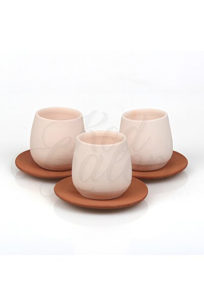 KOD Galeri 3lü Tabaklı Minik Beyaz Kaktüs El Yapımı Doğal Terleyen Çömlek Top...