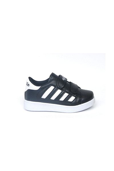 Efolle Modatalika Sports Kids Shoes 4 Strips Black White Sports