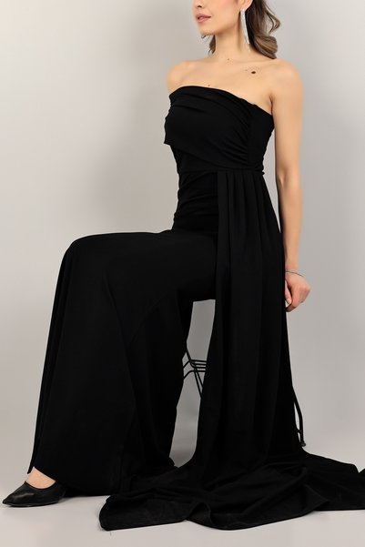 Secret Passion Lingerie Flexible Fabric One Shoulder Side Train Detailed Mermaid Cut Evening Dress and Graduation Dress 582108 684