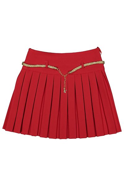 Panino Tanem Baby Pleated Belted Skirt