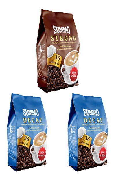 SUMMO قطعة واحدة قوية وقطعتين من Decaf مكونة من 108 حزمة ميزة (36 × 3 عبوات) ...