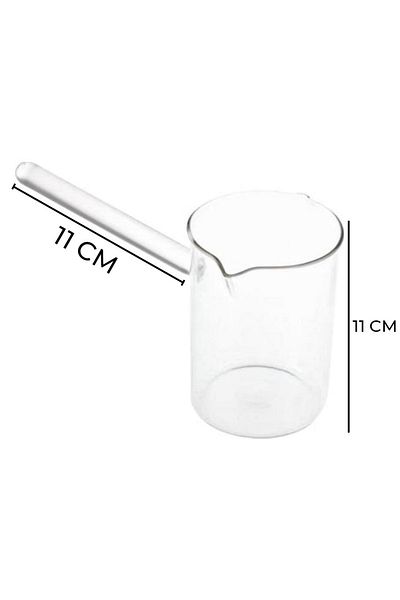 HomeTarz Borosilicate Glass Coffee Pot Fire Resistant Luxury for 4 Cups 350 Ml
