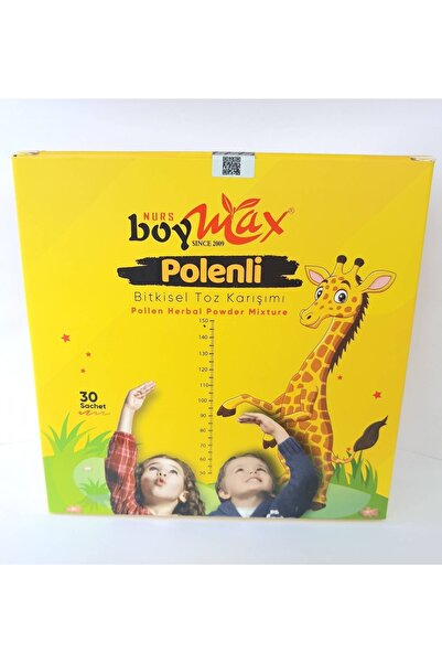Nurs Boymax Polenli Bitkisel Toz Karışım 30 Şaset
