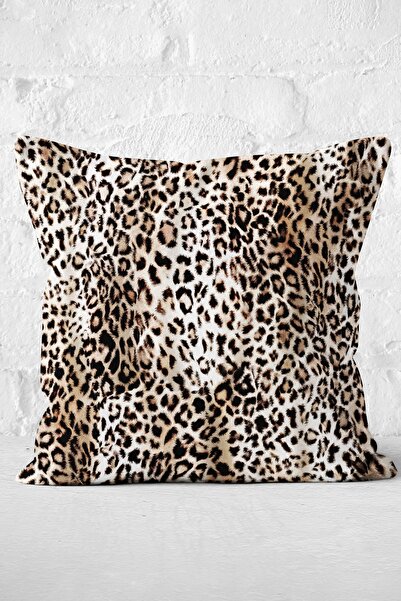 Nish & Royal Leopard Motif Digital Printed Pillow Cushion Cover