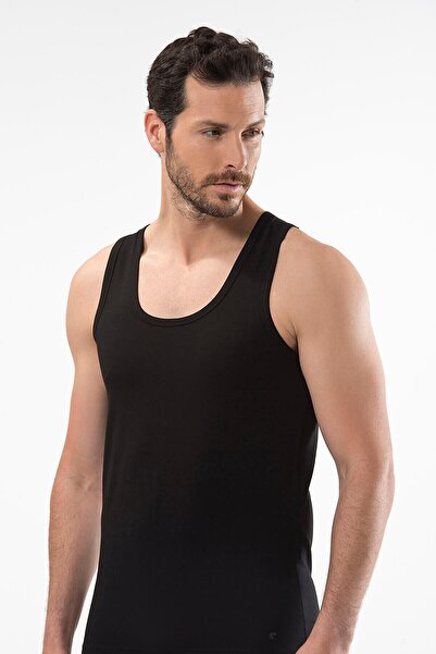 Cacharel Modal Fabric, Cotton and Lycra Men's Tank Top