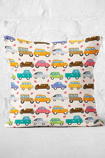 Nish & Royal Husă de pernă modernă cu model pentru mașină modernă, imprimată ...