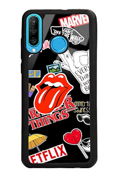 Spoyi حافظة هاتف هواوي P30 Lite بتصميم لامع