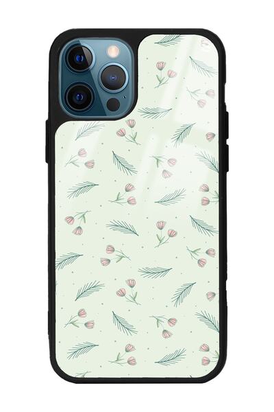 Spoyi iPhone 11 Pro Max Glossy Phone Case with Green Leaf Design