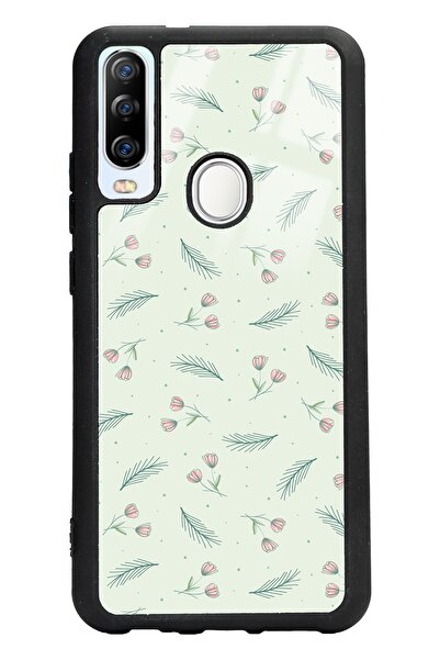 Spoyi General Mobile Gm 20 Pro Uyumlu Yeşil Yapraklı Tasarımlı Glossy Telefon...