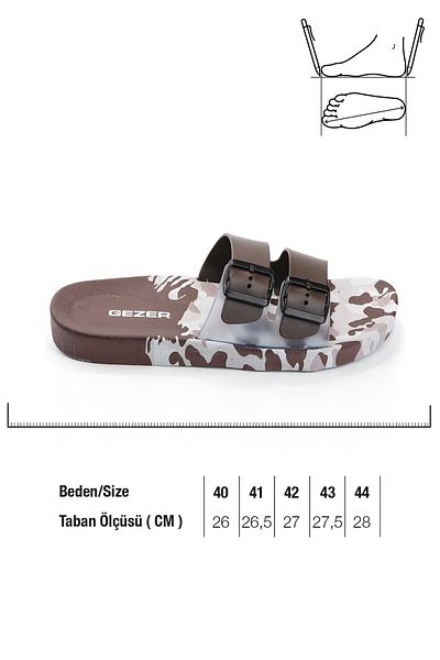 GEZER Summer Non-Slip Sole Adjustable Men's Slippers