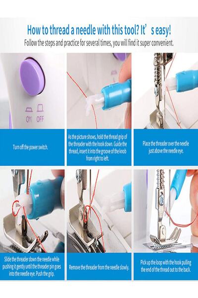 Singer Lüx Singer Beko Dikiş Makinesi Ve El Iğnesine Kolay Iplik Geçirme,makine Iğnesini Kolay Takma Aparatı