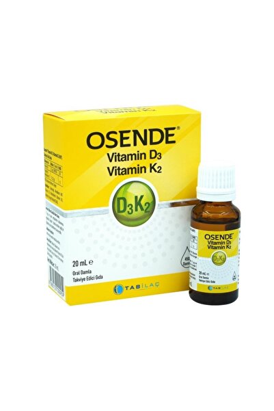 Tab İlaç Osende Vitamin D3 K2 Damla 20 Ml