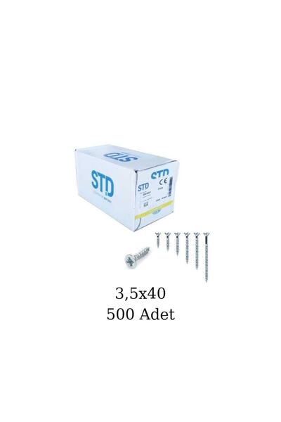 ARON HIRDAVAT Std Sunta - Ağaç - Mdf Vidası 3,5*40mm (500 Adet) 1paket
