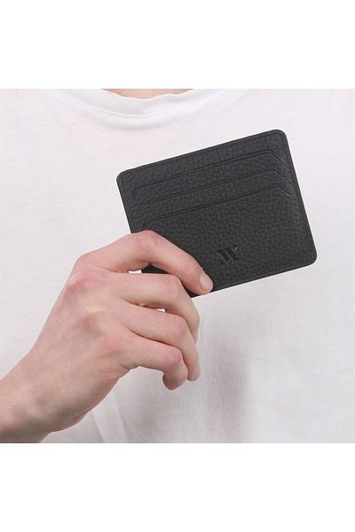 My Valice Unisex Genuine Leather Wallet And Card Holder 1817 Black
