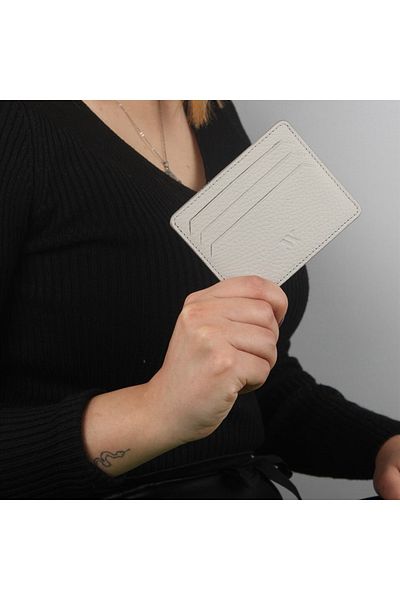 My Valice Unisex Genuine Leather Wallet And Card Holder 1817 Gray