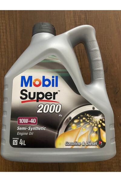 Mobil Super 2000 X1 10w40 Motor Yağı 4 L Spr-10w40 (üretim Yılı 2021)