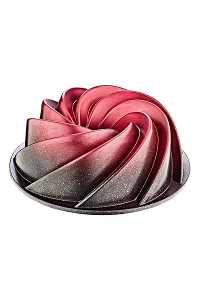 OMS Cast Iron 26cm Drop Rose Cake Mold Red