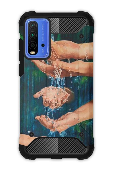 Cekuonline حافظة متوافقة مع هاتف Xiaomi Redmi 9t مع حماية كاملة ضد الصدمات - ...