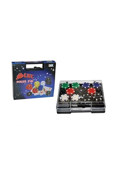 Star Okey STAR Çanta Poker Çipi 100lü Orijinal Ürün