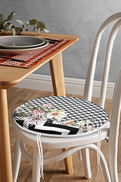 Realhomes Zikzak Ve Kaz Ayaklı Zeminde Çiçekler Özel Tasarım Modern Yuvarlak ...